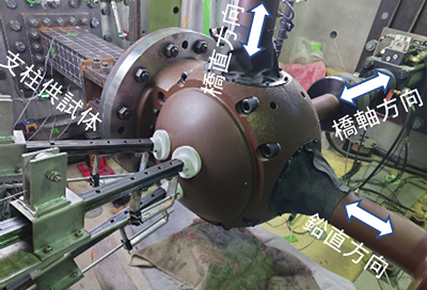 鋼構造物の耐震性能評価実験