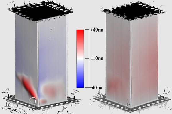 点群データ・画像処理を活用した鋼構造の耐荷性能実験の深度化